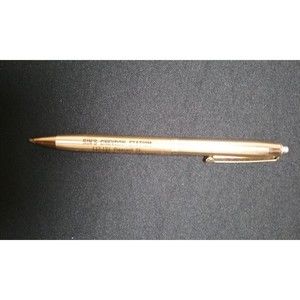 Vintage Advertising Ballpoint Pen Rin's Chevron Gasoline Station Claremont NH